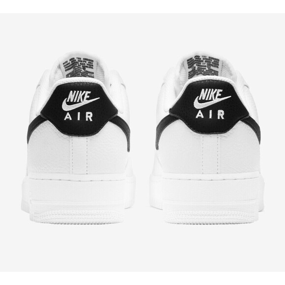 Size 9 Nike Air Force 1'07 Casual Basketball Sneaker Shoe White Black CT2302-100 - Picture 4 of 15